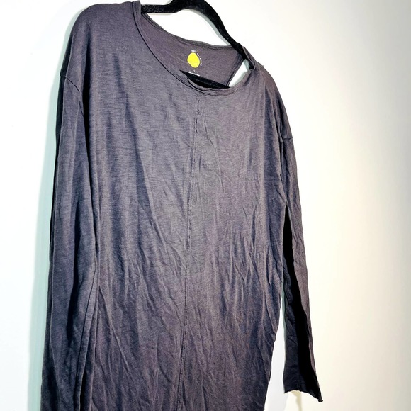 Daily Practice Anthropologie Slate Long Sleeve Yoga Shirt Small - Picture 2 of 9